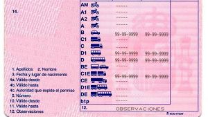 carnet de conducir