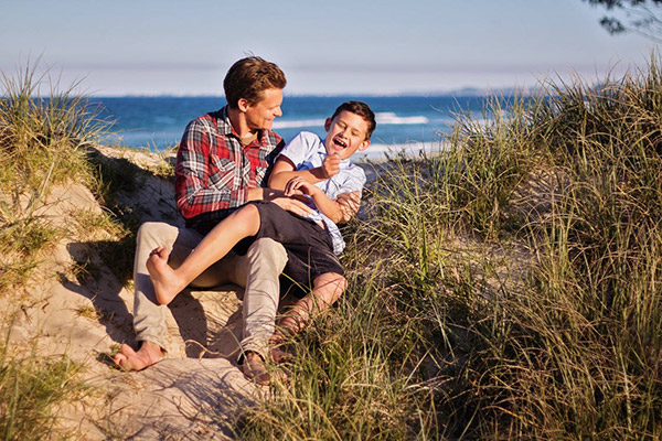 Vacaciones de hijos con padres separados