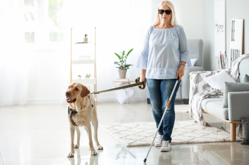 En el caso de perros guía o de asistencia, el acceso no puede restringirse